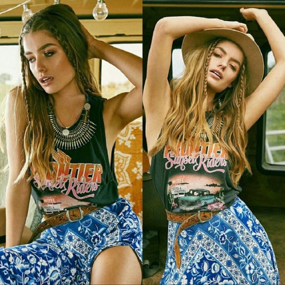 Spell sunset rider singlet